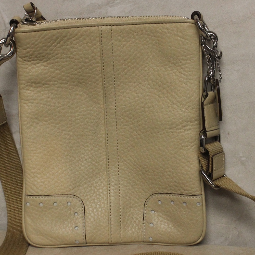 Coach Leather Bone Crossbody Bag 9760